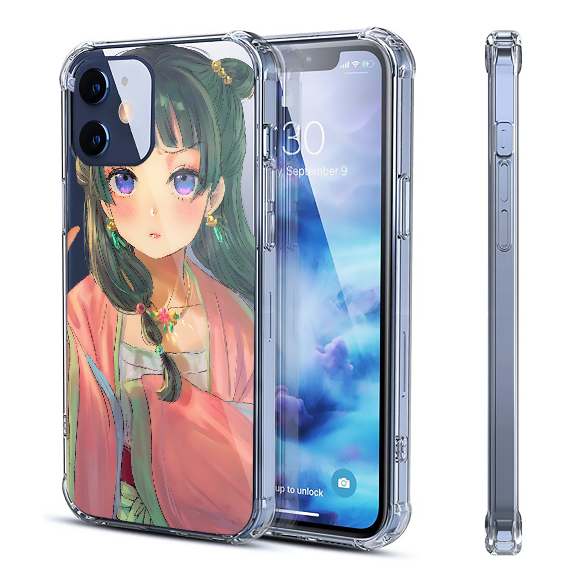 （画像用） 薬屋のひとりごと The Apothecary Diaries 【iPhone 12シリーズ対応】透明スマホケース（クリアソフトケース）